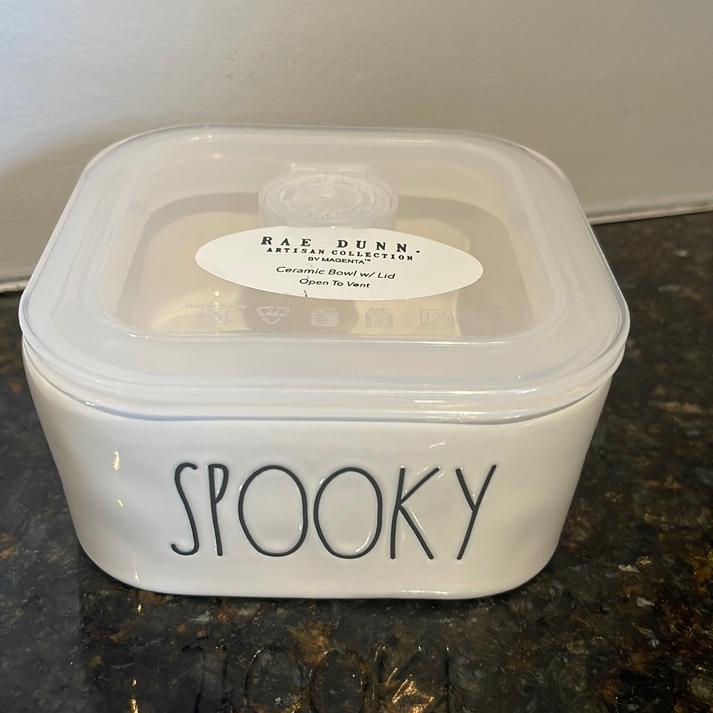 Rae Dunn - SPOOKY - food container